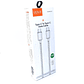 Cable VIDVIE Tipo-C a Tipo-C 100cm | Carga Rápida 3A + Trenzado Ice Cube - Miniatura 1