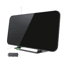 Antena Digital Green Lyca Plate | HDTV + 4K + Amplificador + 45km Alcance