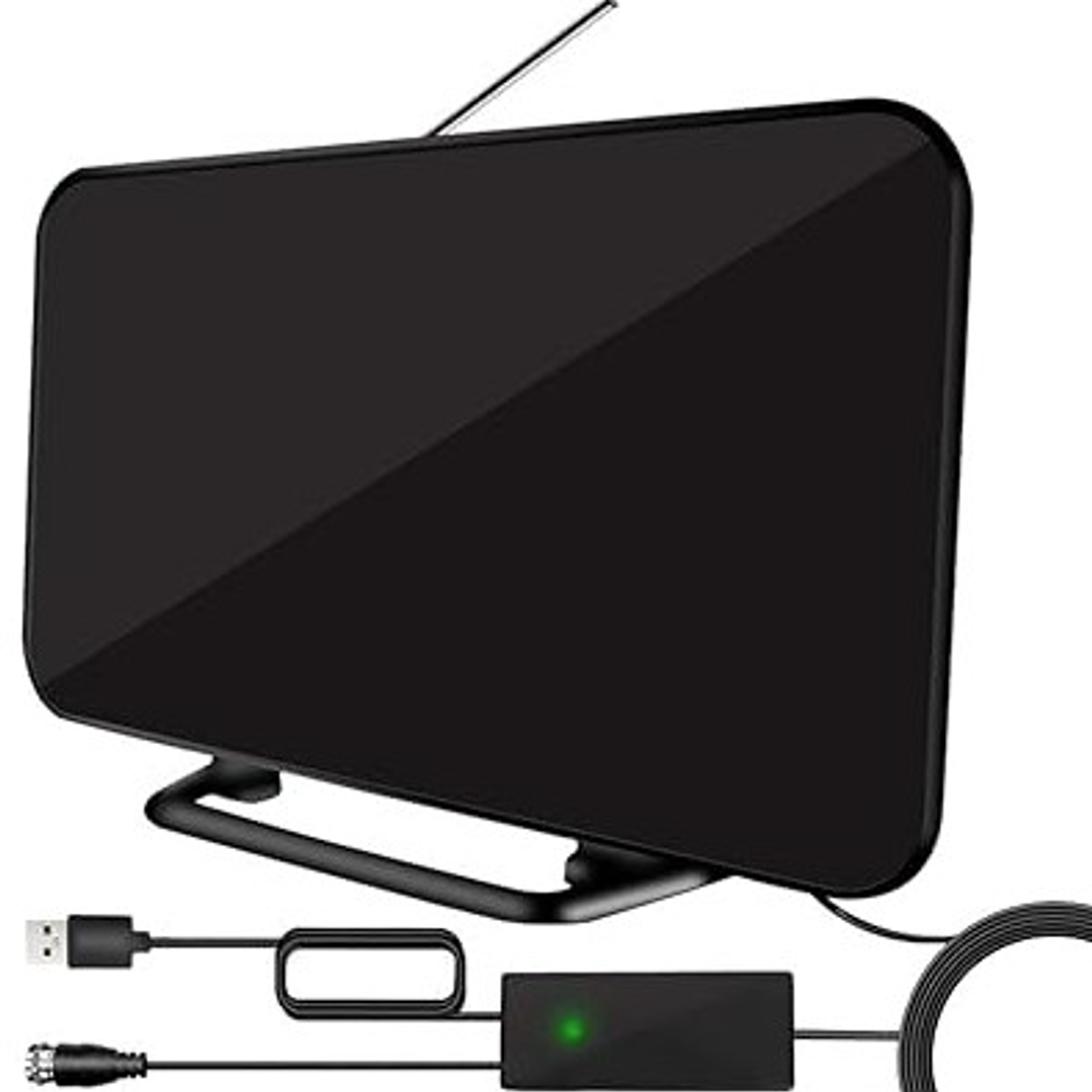 Antena Digital Green Lyca Plate | HDTV + 4K + Amplificador + 45km Alcance 2