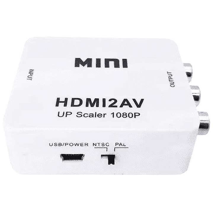 Conversor HDMI a AV MINI 1080P | RCA + USB + NTSC/PAL | Compatible TV Retro 3
