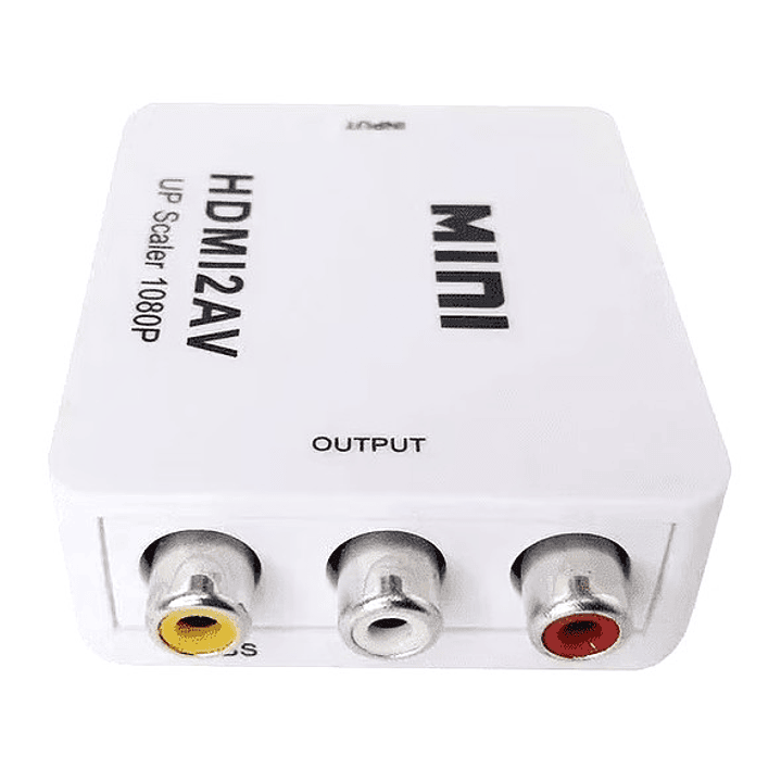 Conversor HDMI a AV MINI 1080P | RCA + USB + NTSC/PAL | Compatible TV Retro 4