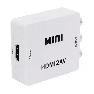 Conversor HDMI a AV MINI 1080P | RCA + USB + NTSC/PAL | Compatible TV Retro
