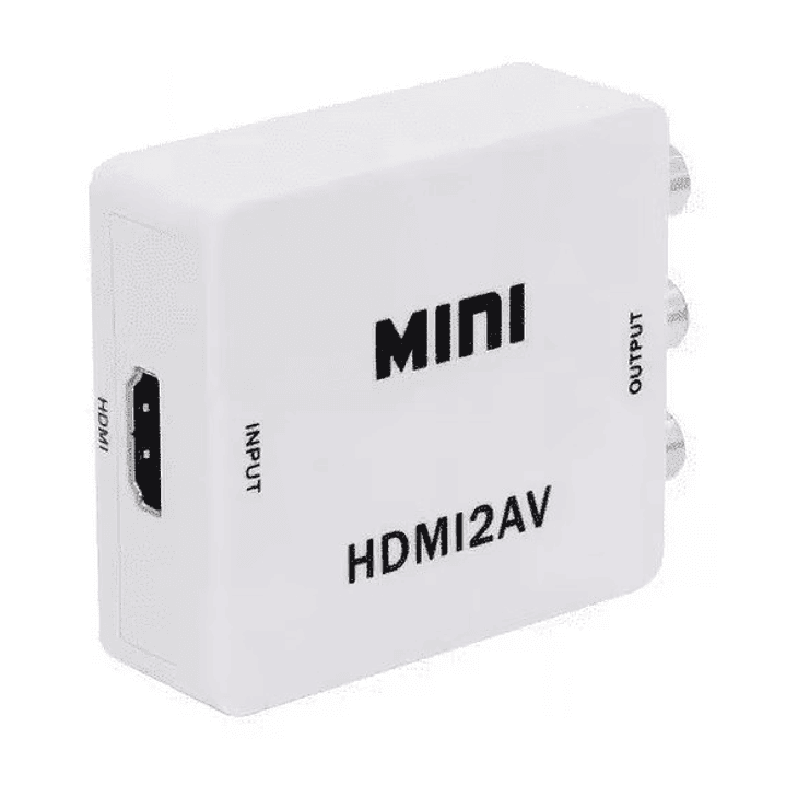 Conversor HDMI a AV MINI 1080P | RCA + USB + NTSC/PAL | Compatible TV Retro 1