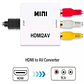 Conversor HDMI a AV MINI 1080P | RCA + USB + NTSC/PAL | Compatible TV Retro - Miniatura 5