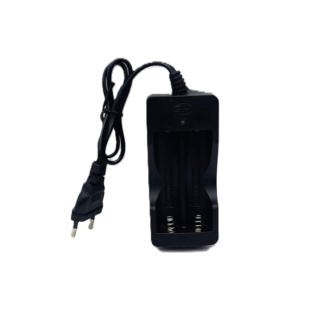 Cargador de pilas 18650 Dual Slot | Recarga Segura + Compatible con Litio | Ajelec Electrónica 1