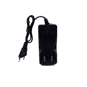 Cargador de pilas 18650 Dual Slot | Recarga Segura + Compatible con Litio | Ajelec Electrónica