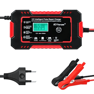 Cargador Inteligente 12V RT Tianye | Reparación por Pulso + Protección Múltiple + Pantalla Digital