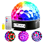 Lámpara LED Bola Disco Bluetooth con Control Remoto | USB + Audio + Luces RGB para Fiestas - Miniatura 5