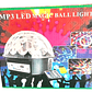 Lámpara LED Bola Disco Bluetooth con Control Remoto | USB + Audio + Luces RGB para Fiestas - Miniatura 6