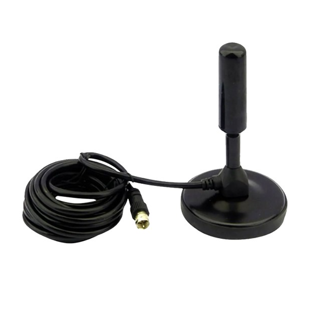 Antena HD Digital para TV | Alta Definición + Base Magnética + Cable Coaxial Largo 1