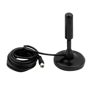 Antena HD Digital para TV | Alta Definición + Base Magnética + Cable Coaxial Largo