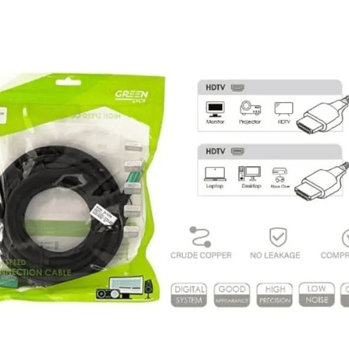 Cable HDMI 2.1V 8K UHD 5 Metros | Conectores Dorados + Alta Velocidad + Compatibilidad Universal 5