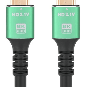 Cable HDMI 2.1V 8K UHD 5 Metros | Conectores Dorados + Alta Velocidad + Compatibilidad Universal