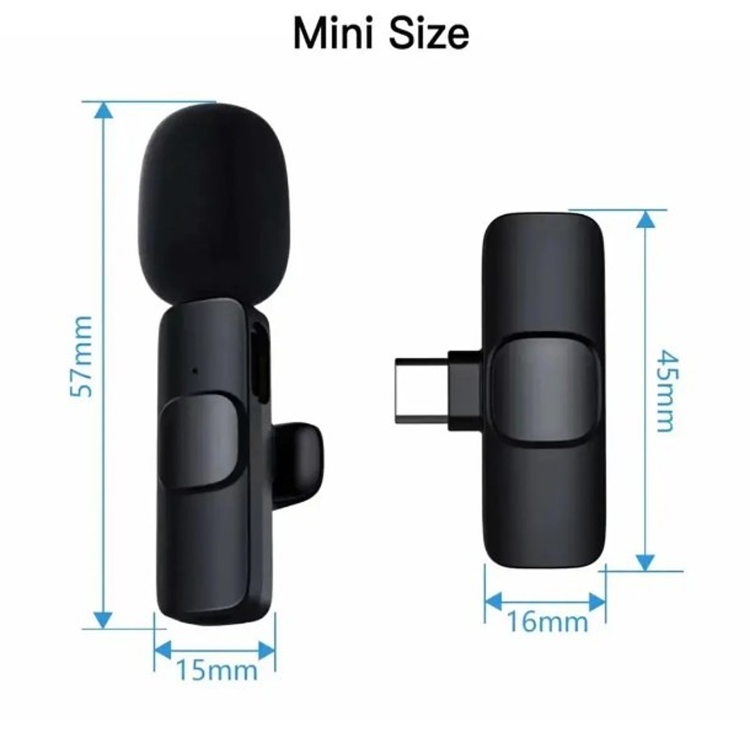Micrófono Lavalier Inalámbrico K8 USB-C/iPhone – Audio Profesional para Vlogs, Clases y Streaming 5