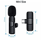Micrófono Lavalier Inalámbrico K8 USB-C/iPhone – Audio Profesional para Vlogs, Clases y Streaming - Miniatura 5