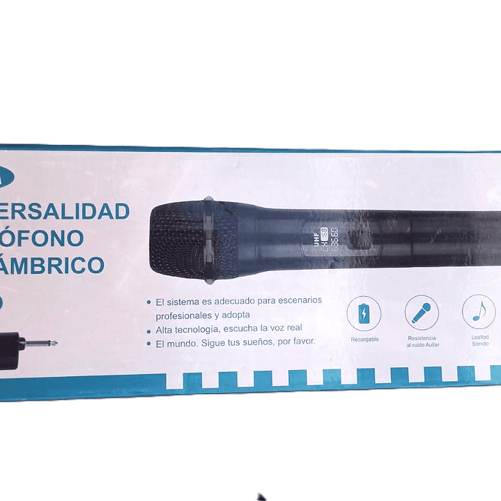 Micrófono Inalámbrico IRM 10913 Recargable – Audio Profesional para Escenarios y Eventos 5