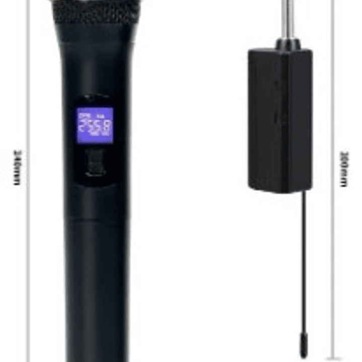 Micrófono Inalámbrico IRM 10913 Recargable – Audio Profesional para Escenarios y Eventos 4