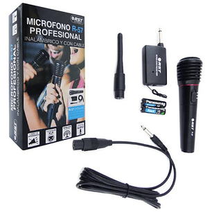 Micrófono Inalámbrico Profesional RST R-57 – Alta Fidelidad para Escenarios y Eventos