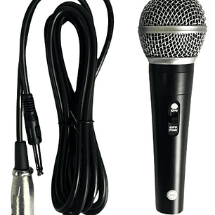 Micrófono Dinámico SM-58 Tipo Shure – Voz Clara para Escenarios y Grabaciones
