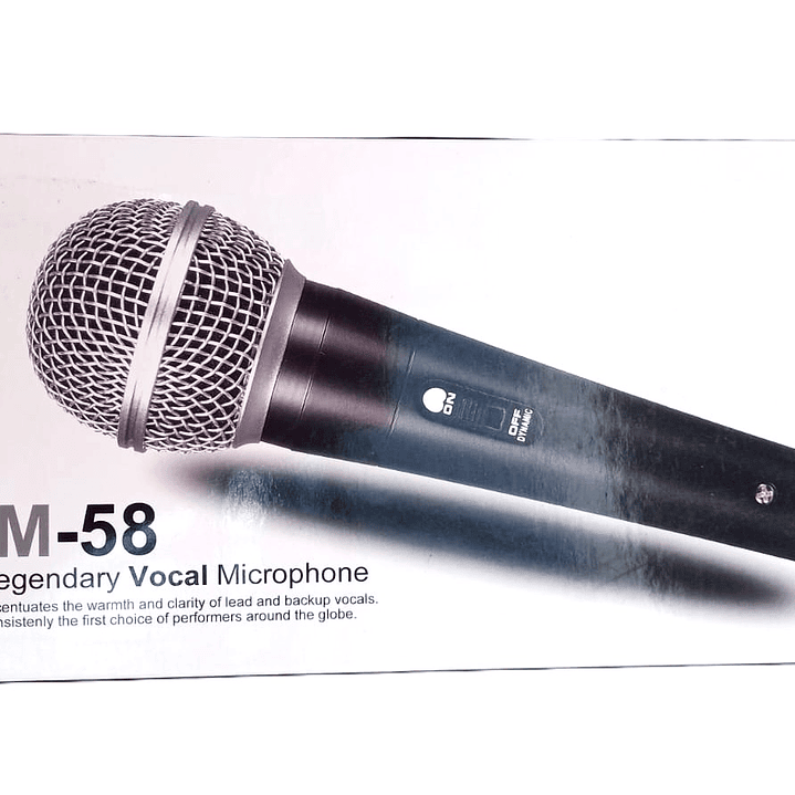 Micrófono Dinámico SM-58 Tipo Shure – Voz Clara para Escenarios y Grabaciones 5