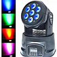 Cabezal LED Móvil Mini 7x10W RGBW – Iluminación Escénica Profesional para Eventos y DJ - Miniatura 2