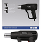 Pistola de Aire Caliente TASBEL 2000W – Herramienta Profesional para Decapado, Termoencogido y Más - Miniatura 4