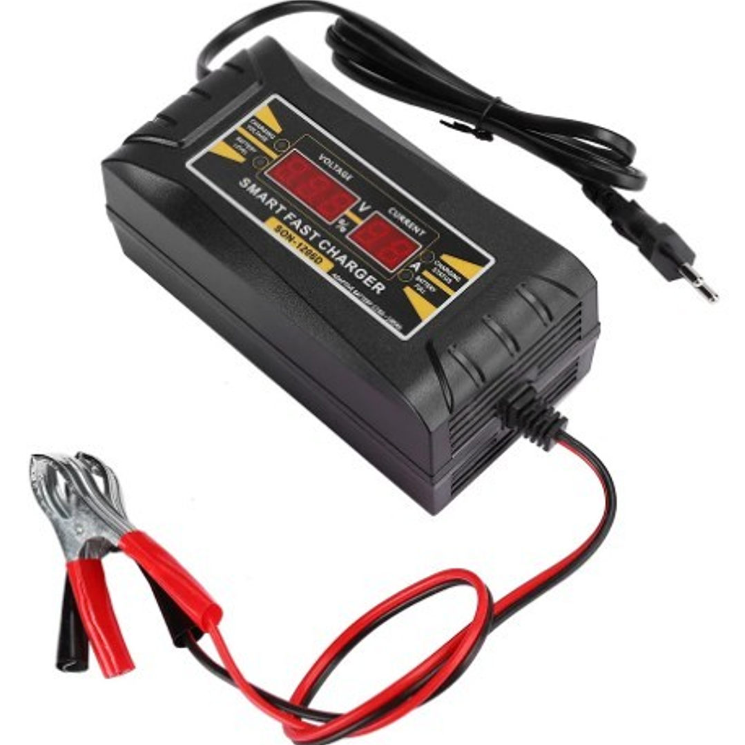 Cargador de Batería Inteligente SUOER SON-1206D 12V 6A – Protección Total y Carga Rápida para Baterías 2