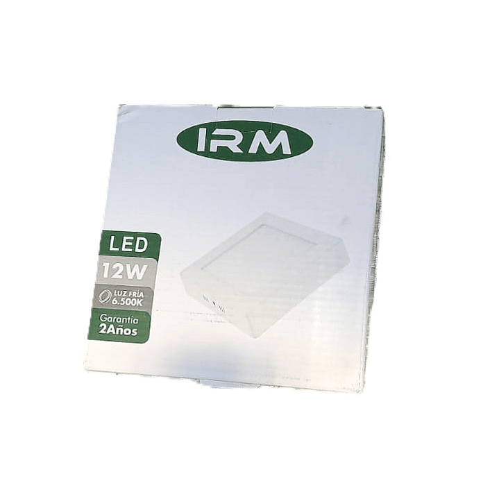 Panel LED Cuadrado Sobrepuesto IRM 12W Luz Fría | Iluminación Moderna y Eficiente para Interiores 4