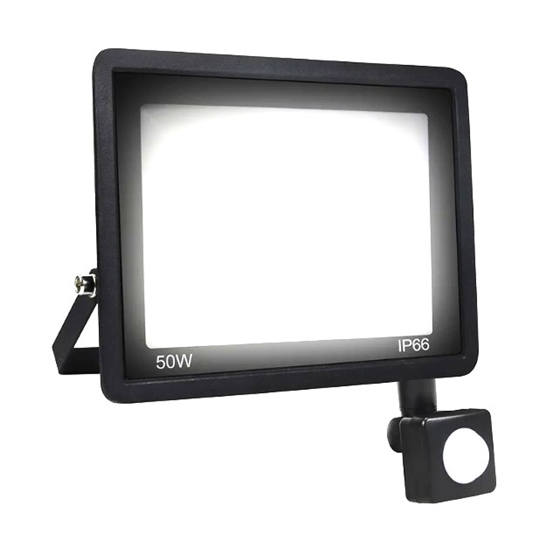Foco LED Reflector 50W con Sensor de Movimiento | IP66 + Seguridad Automática + Ahorro Energético 2