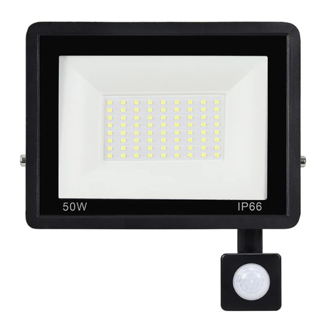 Foco LED Reflector 50W con Sensor de Movimiento | IP66 + Seguridad Automática + Ahorro Energético 4