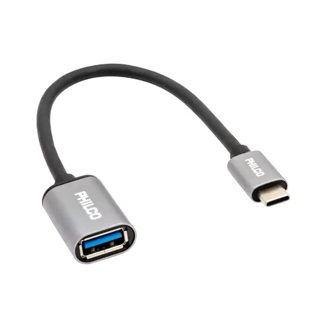 Adaptador USB-C a USB 3.0 PHILCO BR129 | Conecta tus dispositivos con velocidad y compatibilidad 2
