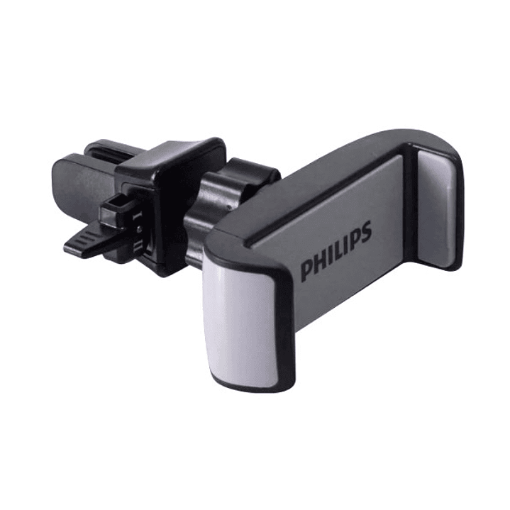 Soporte Philips para Celular en Auto | Montaje en Ventilación + Giro 360° + Ajuste Universal 1