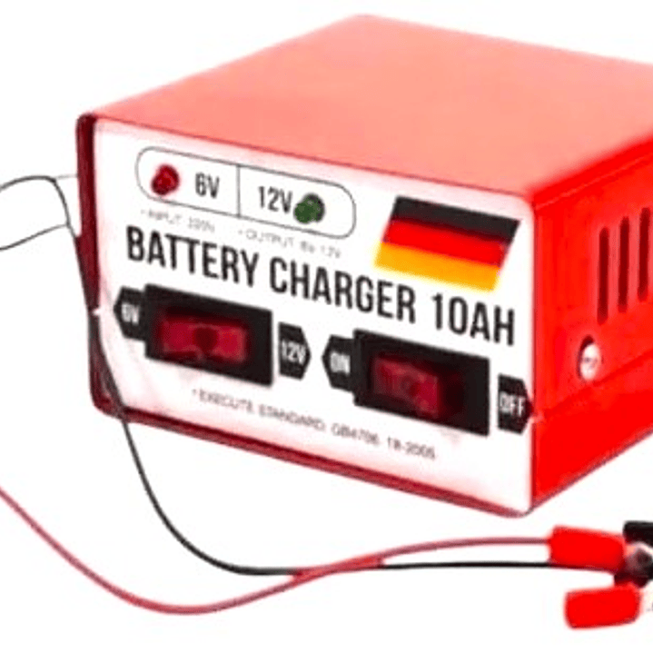 Cargador de Baterías TASBEL 10A 6V/12V | Alta Potencia + Versatilidad + Protección Segura 1