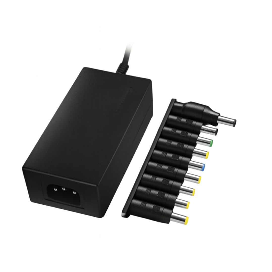 Cargador Universal para Notebook IRM 120W | 12V–24V + 9 Conectores + Compatibilidad Total 1