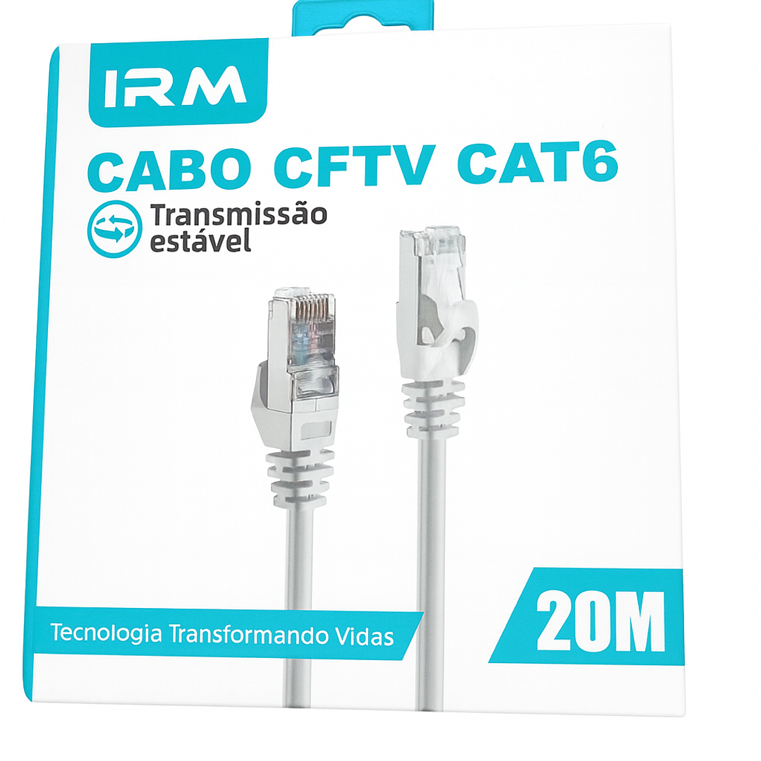 Cable de Red CAT6 CFTV IRM 20M | Conexión Estable  + Alto Rendimiento 2