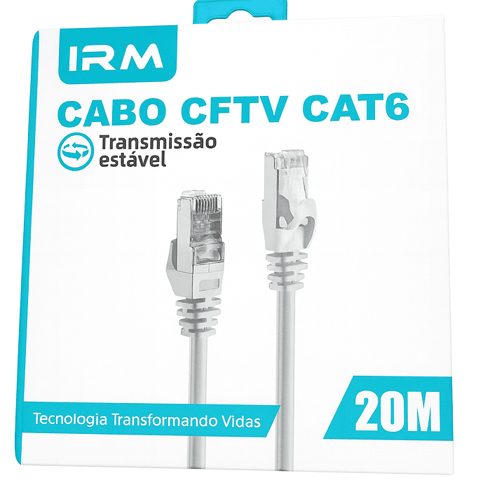 Cable de Red CAT6 CFTV IRM 20M | Conexión Estable  + Alto Rendimiento 2