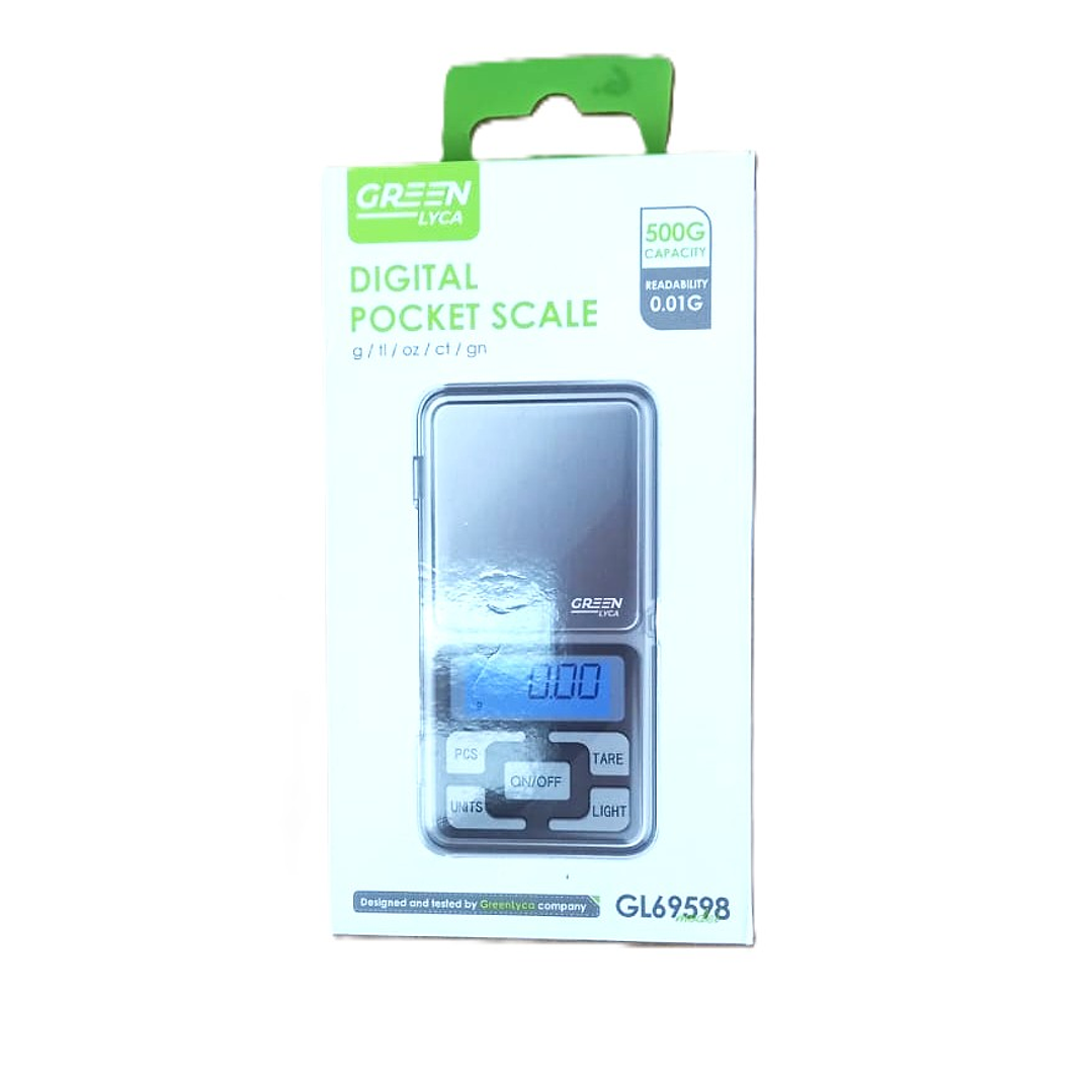 Balanza Digital de Bolsillo Green Lyca 500g x 0.01g | Modelo GL69598 4