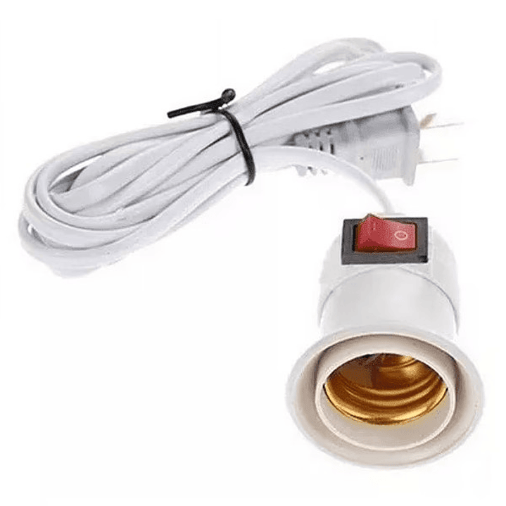 Soquete E27 con Interruptor y Cable 8M | Iluminación Portátil y Segura 1