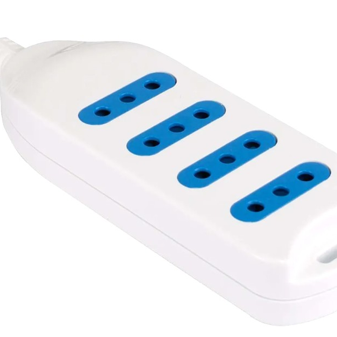 Alargador Eléctrico Philco 4 Tomas | 5 Metros | Color Blanco | Uso Interior 3