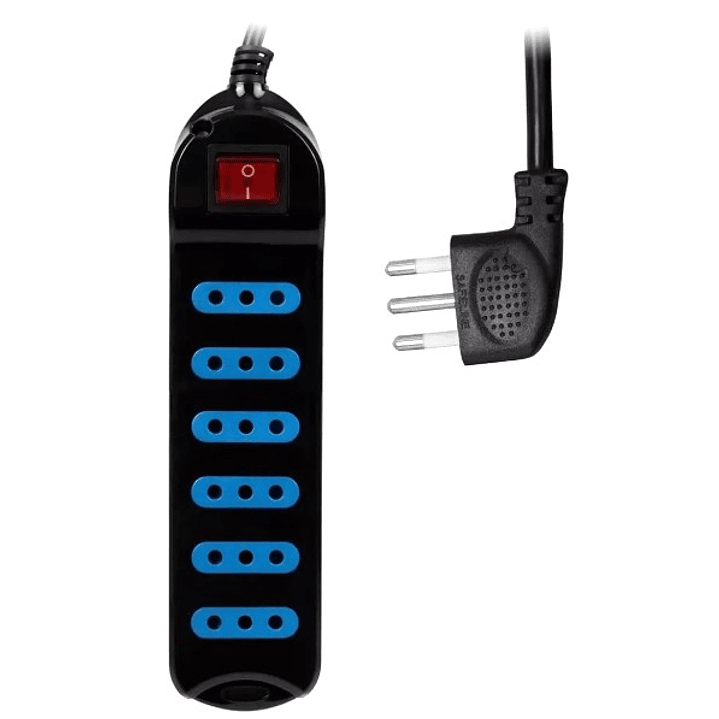 Alargador Philco XT30 Negro | 6 Tomas | 3 Metros | Switch de Seguridad 2