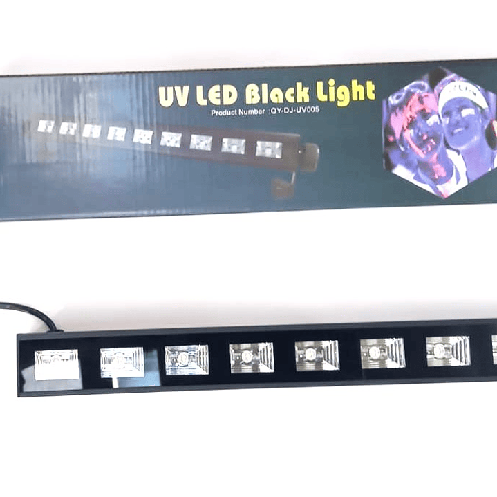 Luz UV Led - Foco barra de 3W / 44cm – Efecto fluorescente para fiestas y eventos 3