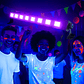 Luz UV Led - Foco barra de 3W / 44cm – Efecto fluorescente para fiestas y eventos - Miniatura 4