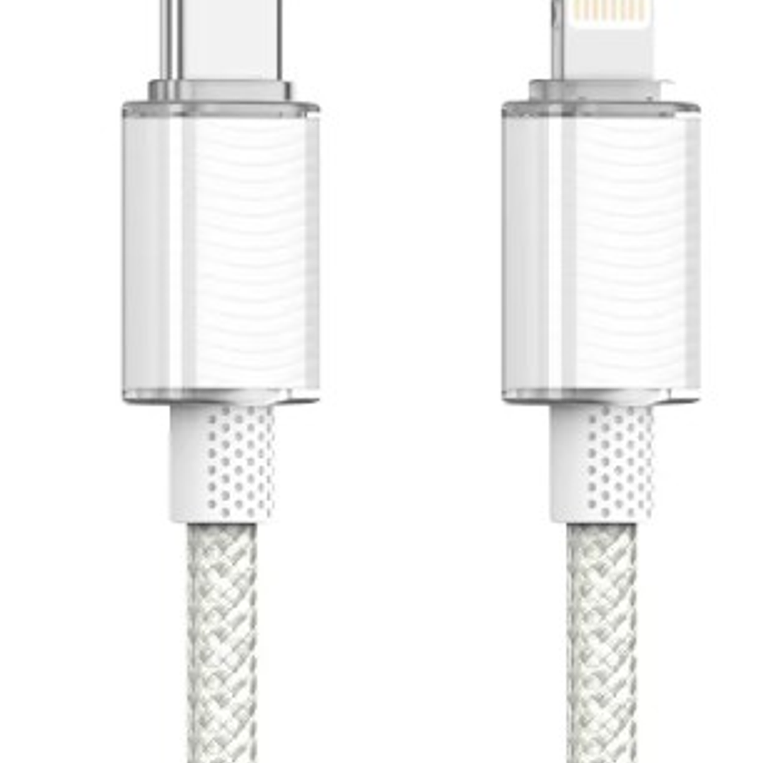 Cable USB-C a Lightning VIDVIE CB4024C&i 30W | Carga Rápida + Trenzado + Alta Durabilidad 1