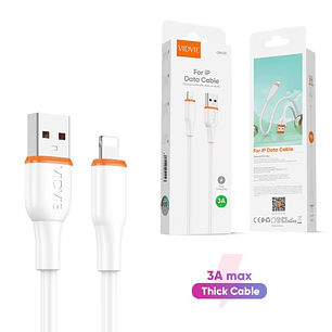 Cable USB-C a Lightning VIDVIE CB4031i 30W | Carga Rápida + Trenzado + Alta Durabilidad
