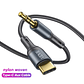 Cable Type-C a Aux 3.5mm VIDVIE AL1111 | Audio Estéreo + Alta Fidelidad + Trenzado Nylon - Miniatura 1