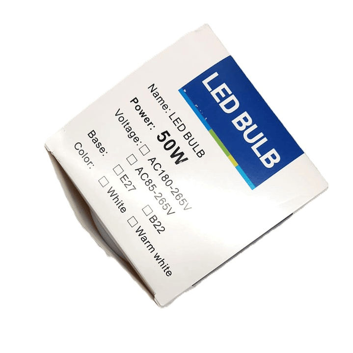 Ampolleta LED BULB 50W E27 | Luz Blanca | Ahorro 88% | 25.000h 4