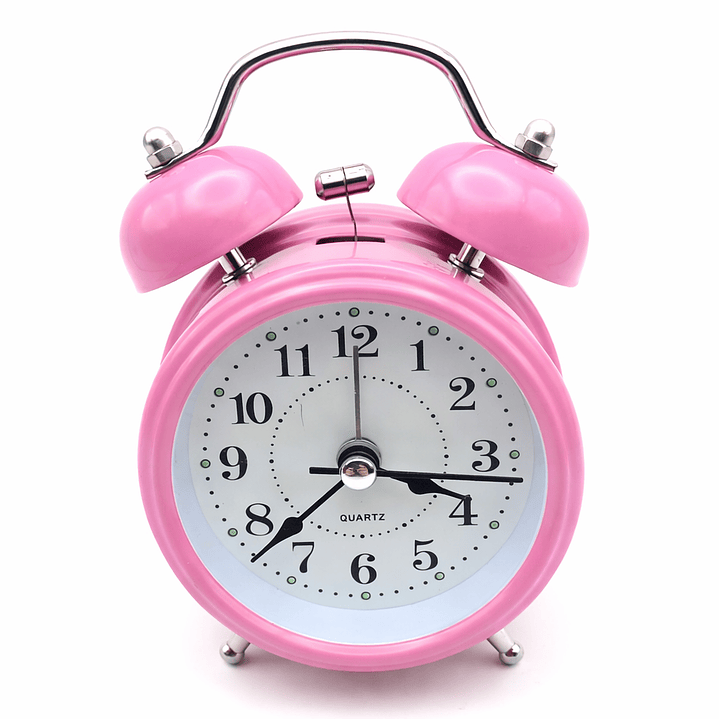 Reloj Despertador Retro con Campanas – Estilo Vintage y Alarma Potente 2