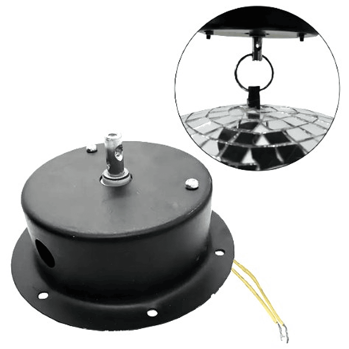Motor Giratorio para Esfera de Espejos | Montaje Colgante | Ajelec Electrónica 2