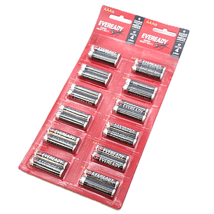 Pack 24 Pilas AAA Eveready Super Heavy Duty | Larga Duración | Ajelec Electrónica