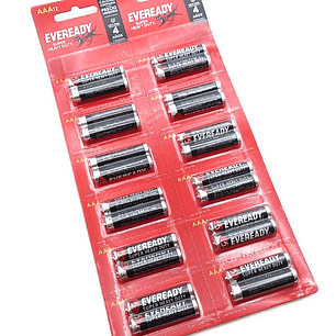 Pack 24 Pilas AAA Eveready Super Heavy Duty | Larga Duración | Ajelec Electrónica